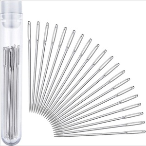 Venta de fábrica 15 unids/set Gran Ojo de la <span class=keywords><strong>aguja</strong></span> de <span class=keywords><strong>coser</strong></span> a mano <span class=keywords><strong>aguja</strong></span> de costura <span class=keywords><strong>aguja</strong></span> <span class=keywords><strong>para</strong></span> saco de yute bolsa de paquete - Product Image 3