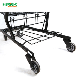 Carrito de Compras de Plástico de Alta Capacidad con Logotipo Personalizado, Movilidad Suave, Premium para Supermercado - Product Image 2