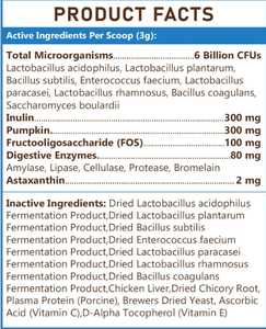 OEM/ODM Probiotics <b>for</b> Pets Probiotic Powder with Pumpkin <b>Digestive</b> <b>Enzymes</b> Billion CFUs Probiotics Gut & Immune Health - Product Image 2