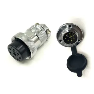 Điện Connector 2 3 4 5 6 7 8 9 10 12 Pin GX16 GX18 GX20 GX25 GX30 Aviation Cắm Ổ Cắm Nối