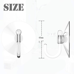 Đường Kính 40Mm Móc Hút Nhựa Mạnh Cho Phòng Tắm Và Nhà Bếp - Product Image 2