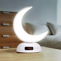 Lslami Hadiah Desain Baru Lampu Bulan Speaker Quran Azan Jam Alarm Hadiah Muslim Pemutar Quran Aromaterapi