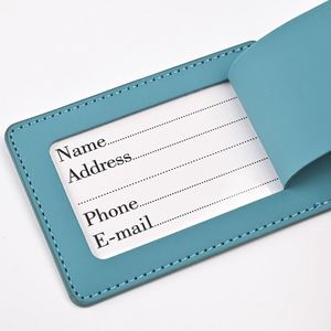 Set di Etichette per Bagagli e Passaporto Personalizzate 2025, Modello P-2671 con Logo Personalizzato, Cambio Colore, PU Ecologico, Stampa in Rilievo alla Moda, Porta <span class=keywords><strong>Biglietti</strong></span> - Product Image 3