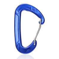 CLIWIZ Clip de hamac coloré pour le camping, mousqueton en aluminium, crochet à ressort pour usage extérieur 12kN, logo personnalisé S7803S