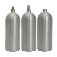 0.3L 0.5L 0.6L Bleu Aluminium Acheter Argon Azote Hélium Co2 Portable Oxygène Haute Pression Bouteilles de Gaz Bouteille Prix à vendre