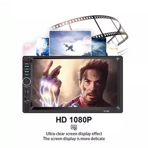 Lecteur MP5 pour voiture Hengwell 7 pouces 2 Din avec écran tactile, prise en charge du contrôle du volant de la voiture, lien miroir, lecteur <span class=keywords><strong>DVD</strong></span> de voiture intégré avec Bluetooth - Product Image 5