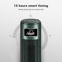 Ventilador de Torre Oscilante de 40 Pulgadas con Control Remoto de 3 Velocidades, Temporizador de 15 Horas, Silencioso, Eléctrico, de Pie, para la Temporada de Verano