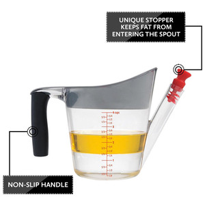 Cốc Đo Dầu Nhà Bếp Và Bộ Lọc Tách Chất Béo Cốc Nước Thịt Có Nắp Đậy - Product Image 6