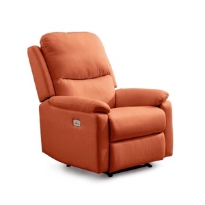Sillón Reclinable Eléctrico de Estilo Moderno, Juego de Cuero, Directo de Fábrica, Sillón Seccional Giratorio para Sala de Estar, Estructura Metálica, Tela HY1190E, Reclinable S - Product Image 2