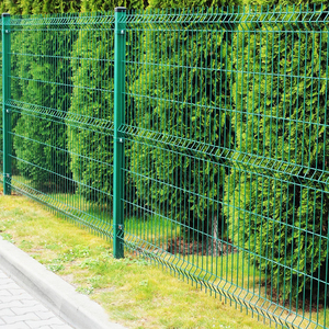 Recinzione 3D di Alta Qualità, Pannello Curvo in Ferro Rivestito in PVC con Vista Libera per Giardino Esterno - Product Image 6