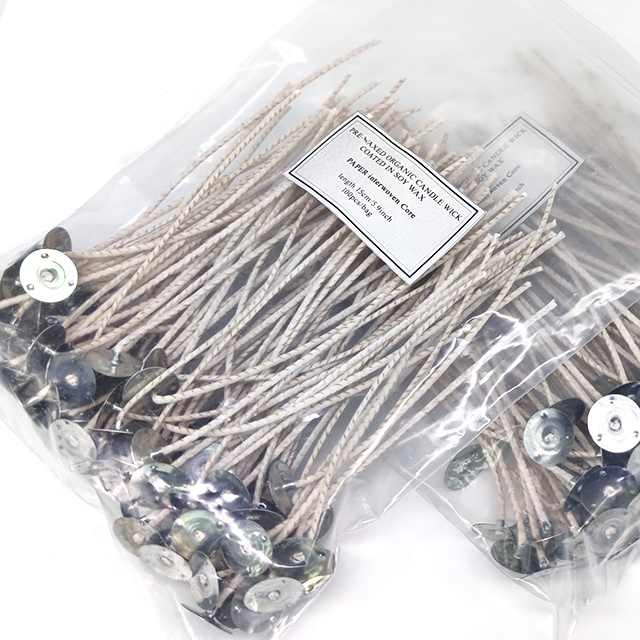 200 Pezzi Pre Preformato Candela Naturale Stoppino A Basso Contenuto Di Fumo EBa - Foto 7