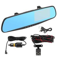 Cámara de Coche con Pantalla TFT de Espejo de Alta Definición 1080p 720p, Cámara de Video de Doble Lente de Buena Calidad, Caja Negra para Coche OEM, Detección de Movimiento DVR