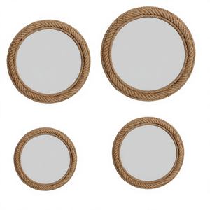 Miroir mural décoratif de luxe moderne industriel pour mariage, avec cadre en os incrusté et résine époxy, couleur personnalisée - Product Image 1