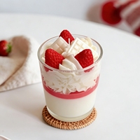 Großhandel Neuartige Eiscreme-Dessert-förmige Sojawachs-Duftkerze Kreative Heimdekoration Geburtstagsgeschenk Individuelle Kerzen mit Logo