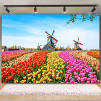 Bunga Sakura Musim Semi Pemandangan Alam Latar Belakang Fotografi Taman Bunga Tulip Latar Belakang Foto Pemandangan Hutan