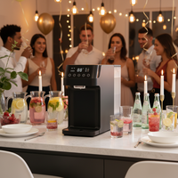 Système de filtration d'eau par osmose inverse 4 étapes intelligent avec écran, chaud et froid, pour comptoir, modèle 2026, fabriqué en Chine