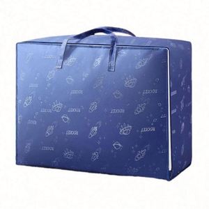 Non-woven Quilt and Clothes Storage Bag <b>Large</b> Capacity <b>Packing</b> Organizer Bag Moving Duffel Bag - Product Image 2