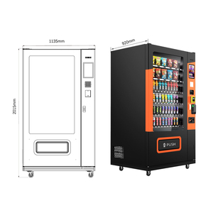 Jsk Combo Máy Bán Hàng Tự Động Cho Thực Phẩm Và Đồ Uống Với Màn Hình Cảm Ứng Thẻ Đồng Xu Và Tiền Mặt Hệ Thống Thanh Toán Phổ Biến Tại Mỹ Và Châu Âu - Product Image 4