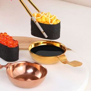 Custom 304 Stainless Steel <b>Sauce</b> Cup 4.57 Inch Condiment Cup <b>Sauce</b> Dish for Steak Salad Tomato Dipping <b>Sauce</b> Cup - Product Image 4