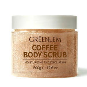 Poudre exfoliante pour le corps au café biologique Greenlem pour usage unisexe, marque privée - Product Image 1