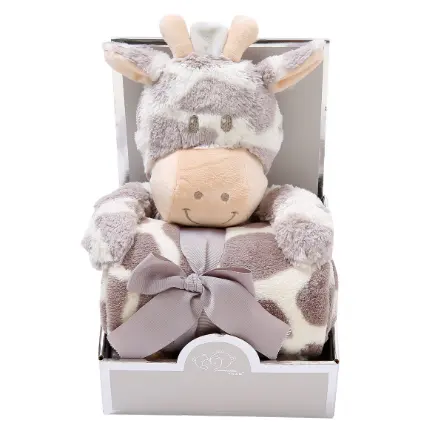 Bebek ürünleri peluş battaniye oyuncak bebek konfor oyuncak bebek holding battaniye klima battaniye