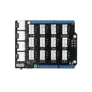 Grove Base <span class=keywords><strong>Shield</strong></span> V2.0 modul papan ekspansi <span class=keywords><strong>Arduino</strong></span> R3 Sensor <span class=keywords><strong>IO</strong></span> papan Demo pengembangan IIC I2C UART Grove Antarmuka - Product Image 3