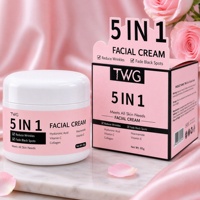 Crème visage 5 en 1 TWG OEM Skin Care Private Label, anti-rides, lissante, éclaircissante, raffermissante, nourrissante, 85g