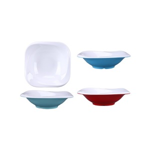 Tazones para fideos fríos, platos para platos fríos, tazones cuadrados de imitación de porcelana, tazones para fideos de arroz, tazones para fideos, platos para aperitivos, Shaanxi - Product Image 3