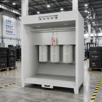 Bilik Semprot Powder Coating Baja Terkontrol PLC dengan Fungsi Pengecatan 220V/380V Dapat Disesuaikan Garansi 1 Tahun