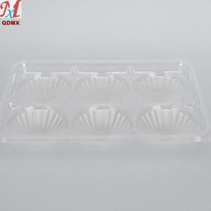 <span class=keywords><strong>Plateau</strong></span> d'emballage jetable en PET /PP, 1 pièce, 6 trous, pour emballage de mer fraîche, avec boîte à aliments en plastique personnalisable - Product Image 5