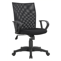 Chaise de bureau ergonomique KALN à dossier haut avec roulettes en cuir véritable, réglable en hauteur
