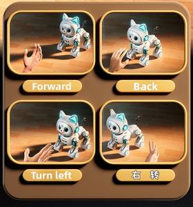 Jouet robot chat intelligent télécommandé Deepholo pour enfants, garçons et filles, marche et parle, jouet électronique en plastique, <span class=keywords><strong>cadeau</strong></span> - Product Image 3