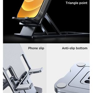 ขาตั้งโทรศัพท์มือถือแบบพกพา LISEN 2026 รุ่นใหม่ พับไ<span class=keywords><strong>ด</strong></span>้ ทำจากอะลูมิเนียม ที่วางแท็บเล็ตบางเฉียบ ปรับได้ ใช้ไ<span class=keywords><strong>ด</strong></span>้กับสมาร์ทโฟน เหมาะสำหรับการเดินทางและวางบนโต๊ะ - Product Image 3
