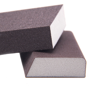 P180 P100 Wet or Dry Foam <strong>Sand</strong> <strong>Block</strong> Beveled Edge Hand Abrasive Sponge Sanding <strong>Block</strong> for Wood Metal Stone Buffing - Product Image 6