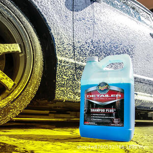 Meguiar's D11101 왁스 워터 젠틀 클리어 코트 세차 리퀴드 샴푸, 풍부한 폼 스크래치 프리 클리닝 & 워시 케어 - Product Image 2