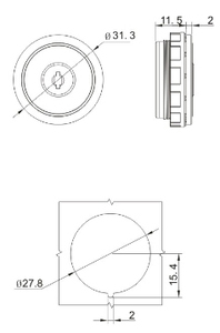 Khóa nút thang máy sử dụng cho cảnh sát thang máy và lop tùy chỉnh cho thang máy hành khách và thang máy - Product Image 2