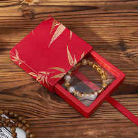 Nouvelle boîte d'emballage de bijoux rectangulaire de style chinois en film PE anti-oxydation haut de gamme pour bracelets, lunettes et montres Modèle 06