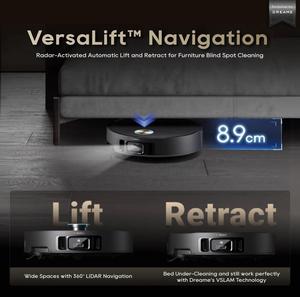 Le seul aspirateur robot intelligent mondial Dreame X50 Ultra 20000Pa Vormax avec évitement d'obstacles, AceClean DryBoard et démêlage - Product Image 5