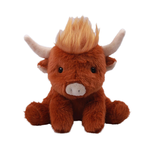 Juguetes de Peluche Personalizados, Adorable Peluche de Vaca Highland, Juguete de Animal de <span class=keywords><strong>Granja</strong></span> de Peluche Suave, Peluche Kawaii <span class=keywords><strong>para</strong></span> Niños, Regalo de Cumpleaños, Decoración del Hogar - Product Image 1