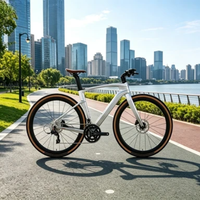 Vélo de Gravel PRO en Aluminium à 24 Vitesses avec Freins à Disque Hydrauliques pour la Conduite Tout-Terrain – Vente en Gros