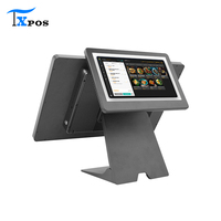 Système de point de vente Windows 18,5 pouces, support pliable en alliage d'aluminium, ordinateur de point de vente tout-en-un pour supermarché