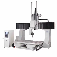 Centre d'usinage CNC 5 axes à double broche Yowing pour la découpe et le perçage des bords supplémentaires des chaises et meubles