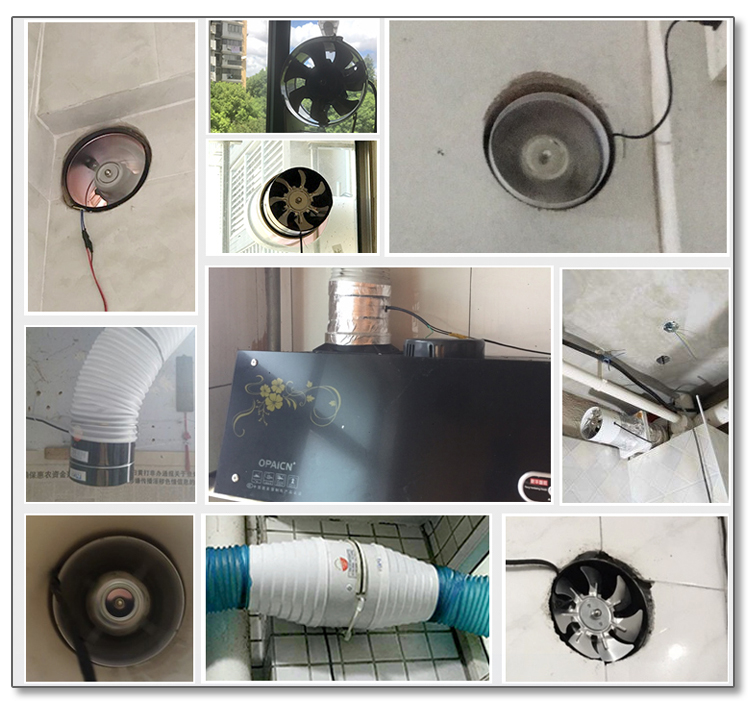 4 5 6 7 8 10 12 Inch Hydroponic Grow Room Mixed Flow Duct Ventilation