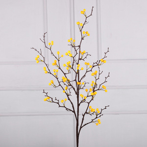 Branches artificielles de baies rouges Qihao, 130 cm, haute qualité, décoratives pour la maison et les mariages - Product Image 3