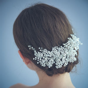 <span class=keywords><strong>2020</strong></span> de plata de moda Rihenistone Zinc flores pelo Clip - Product Image 2