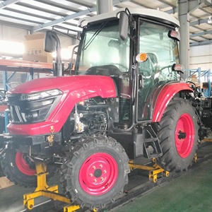 Tracteur agricole compact 50 CV à capot vert 4x4 pour petites exploitations et jardins, avec moteur, boîte de vitesses et roulements inclus - Product Image 4