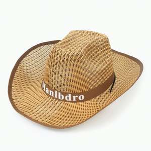 Sombrero de Paja para Hombre 2025, de Ala Ancha, Protección Solar, para Verano, Trabajo Agrícola y Fiestas, Venta al Por Mayor - Product Image 2