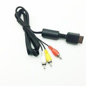 Kabel Video AV Tembaga Murni 1.8M untuk Konsol Game PS2/PS3, Komputer & Penggunaan Sepeda Motor, Isolasi PVC, Mendukung Kustomisasi - Product Image 1