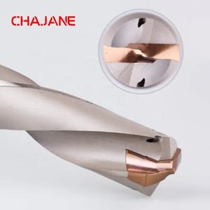 Broca de Espiga CNC de 12mm-32mm, Broca en U Indexable de Alimentación Rápida, Aleación de Acero al Carbono 2D CHAJANE OEM/ODM con Refrigeración Interna - Product Image 2