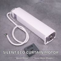 Système de rideaux motorisés électroniques à fonctionnement silencieux, télécommande, capteur, construction en aluminium, salon, salle de bain, extérieur